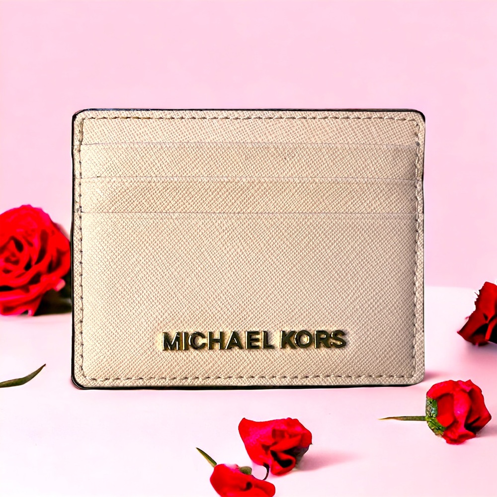 Michael Kors Pink Card Holder/Wallet/ID window